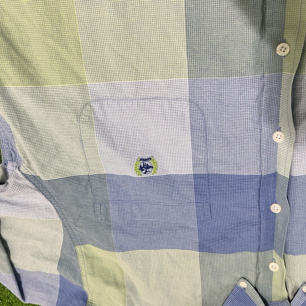 Vintage Cinch Button Down 2XL Patchwork Style Wes… - image 3